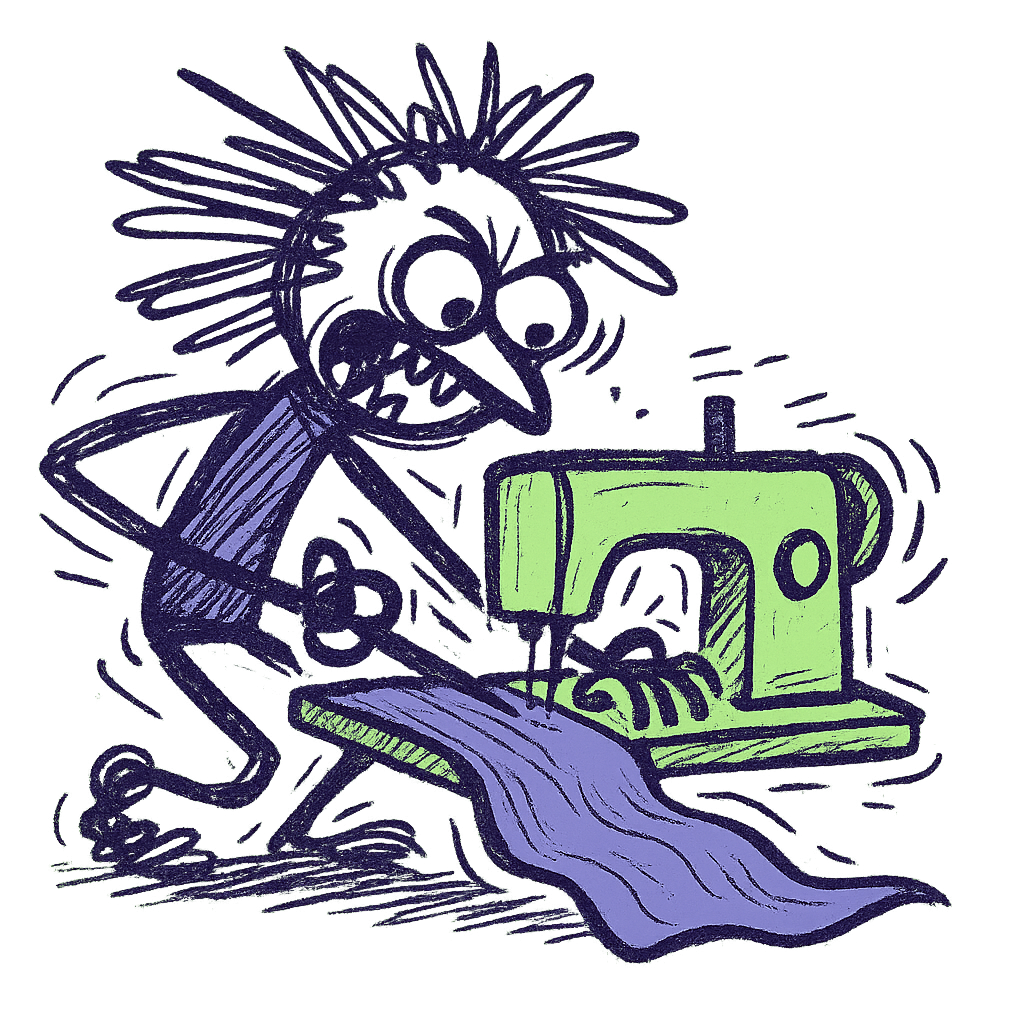 Stitching your hoodie